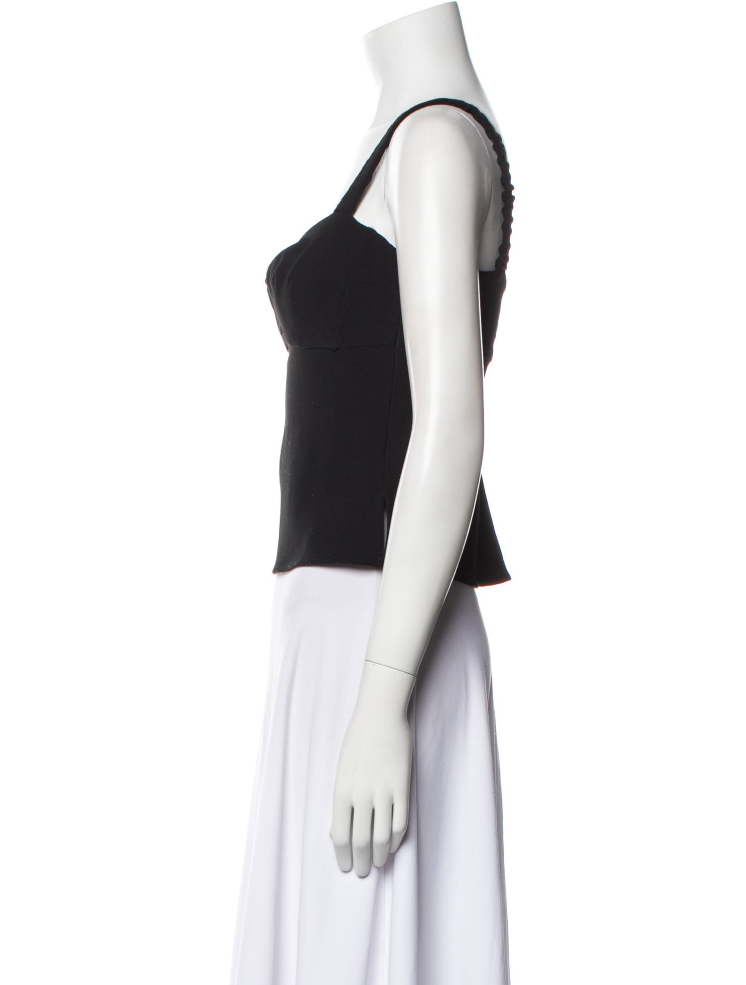 Rachel Comey V-Neck Sleeveless Crop Top