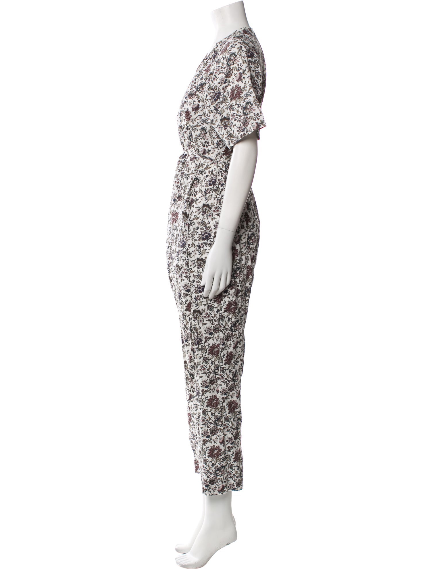 Rachel Comey Printed V-Neck Jumpsuit