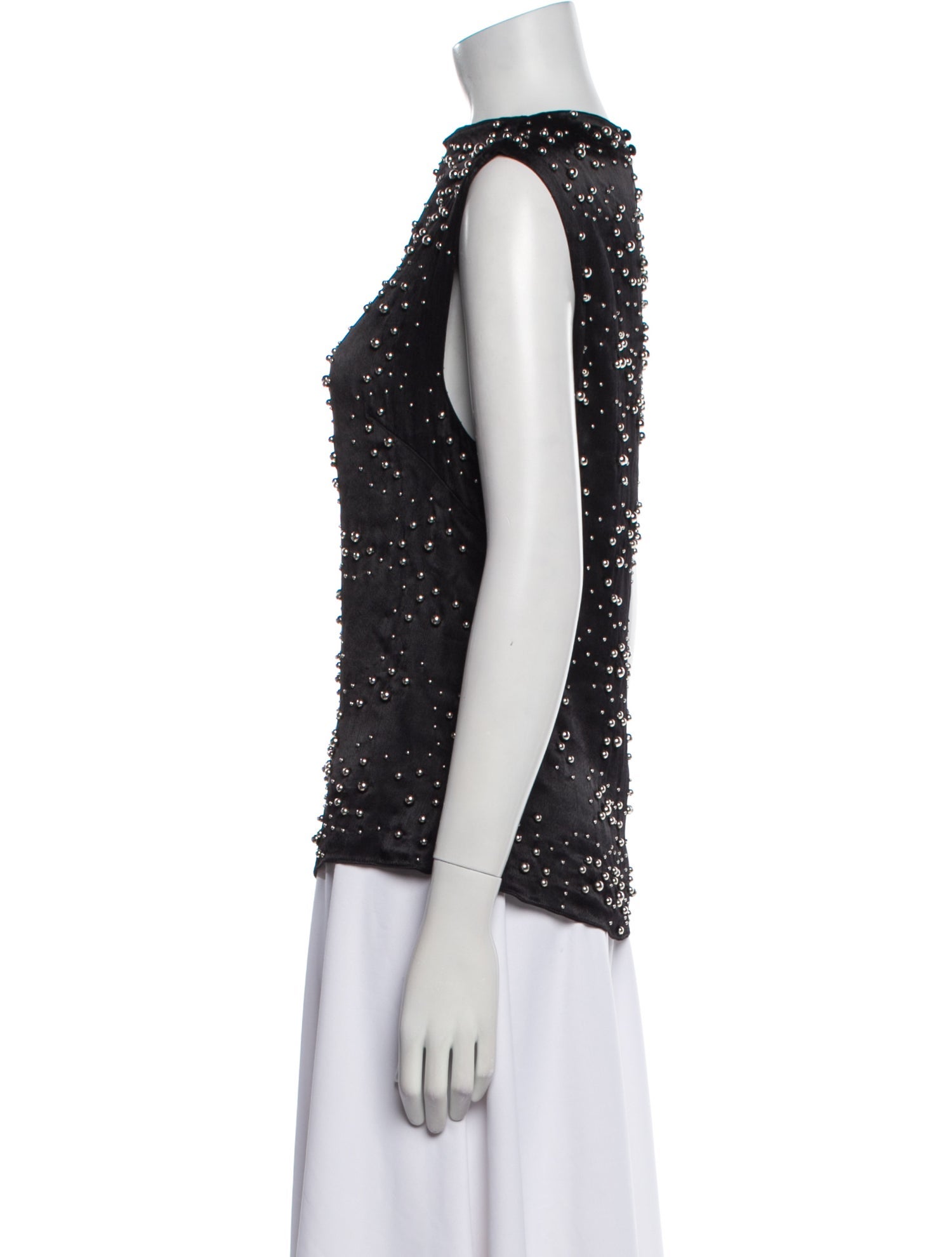 Rachel Comey Bateau Neckline Sleeveless Blouse