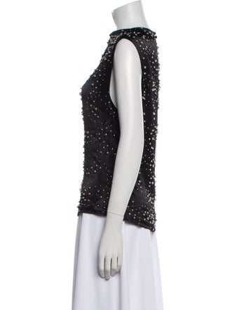 Rachel Comey Bateau Neckline Sleeveless Blouse