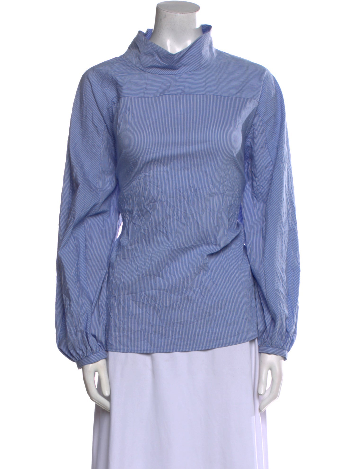 Rachel Comey Mock Neck Long Sleeve Blouse