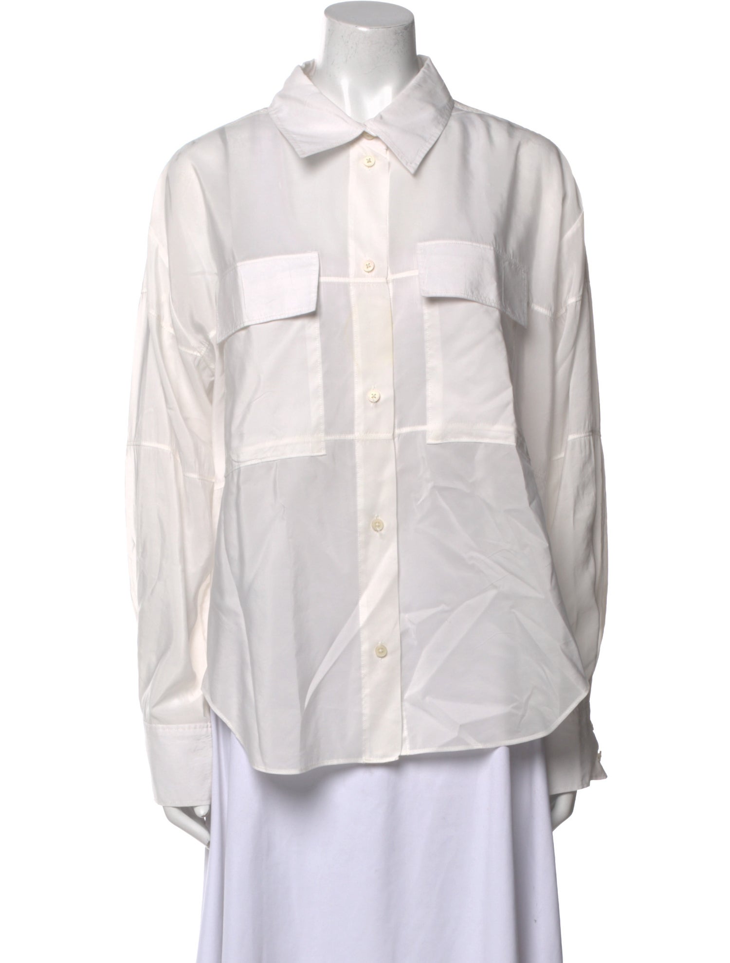 Rachel Comey Long Sleeve Button-Up Top
