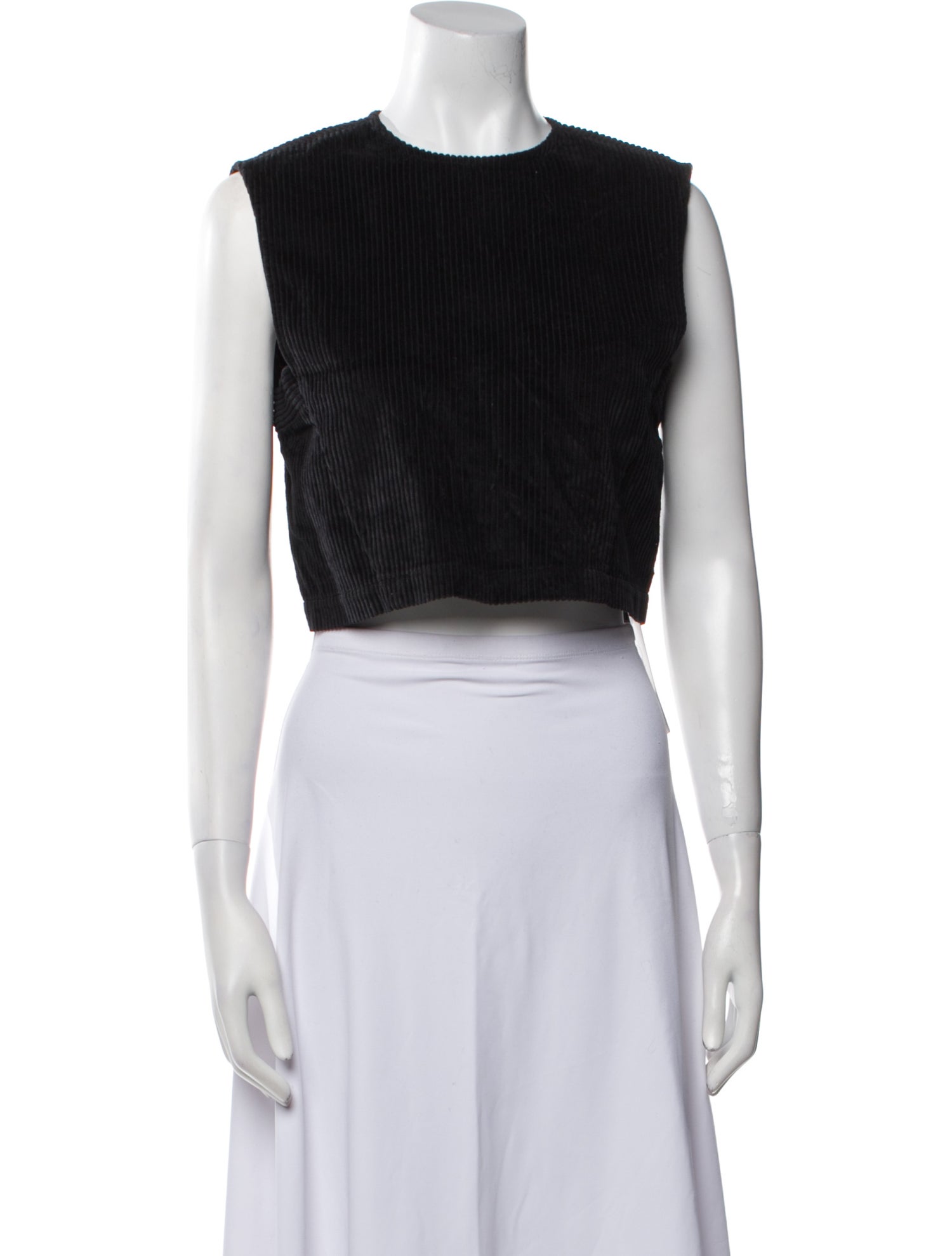 Rachel Comey Crew Neck Sleeveless Crop Top