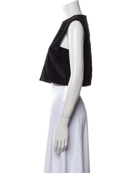 Rachel Comey Crew Neck Sleeveless Crop Top