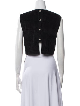 Rachel Comey Crew Neck Sleeveless Crop Top