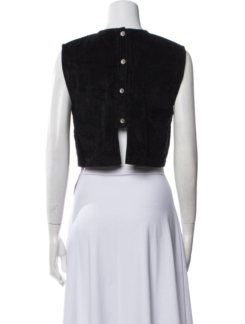 Rachel Comey Crew Neck Sleeveless Crop Top