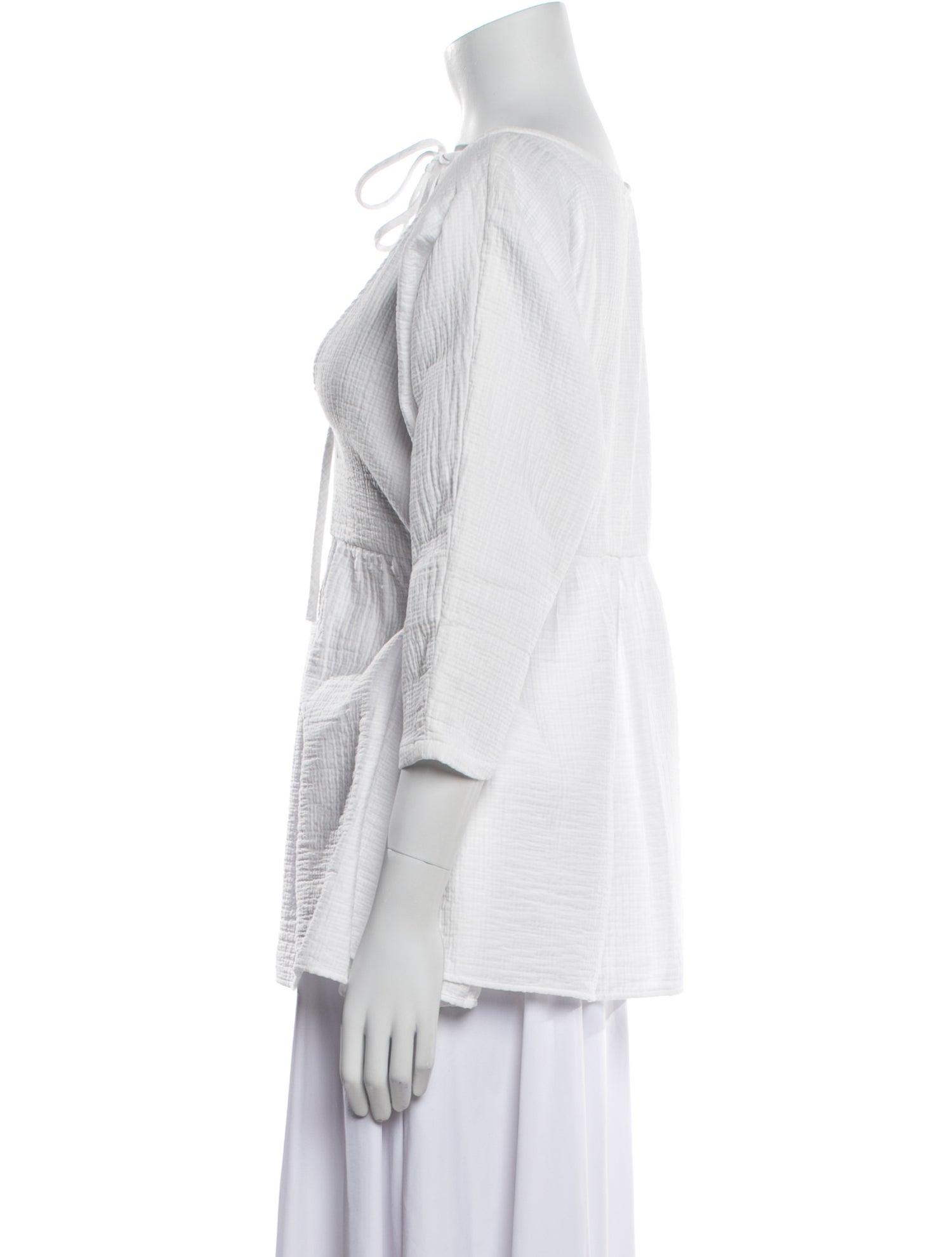 Rachel Comey V-Neck Three-Quarter Sleeve Tunic