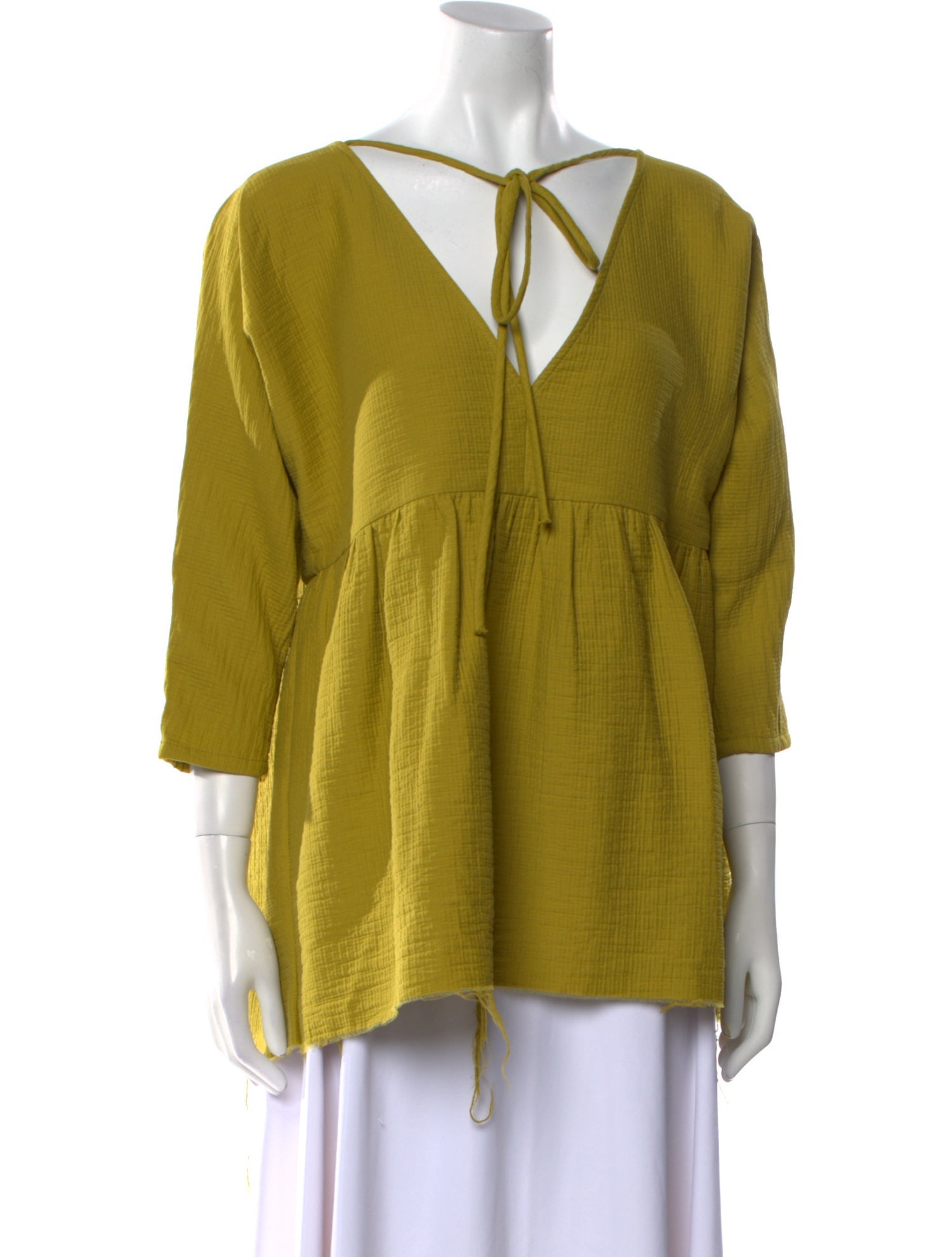 Rachel Comey V-Neck Three-Quarter Sleeve Tunic