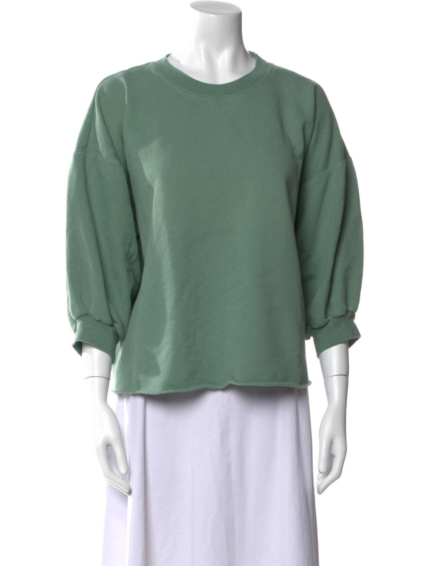 Rachel Comey Crew Neck Three-Quarter Sleeve Sweatshirt