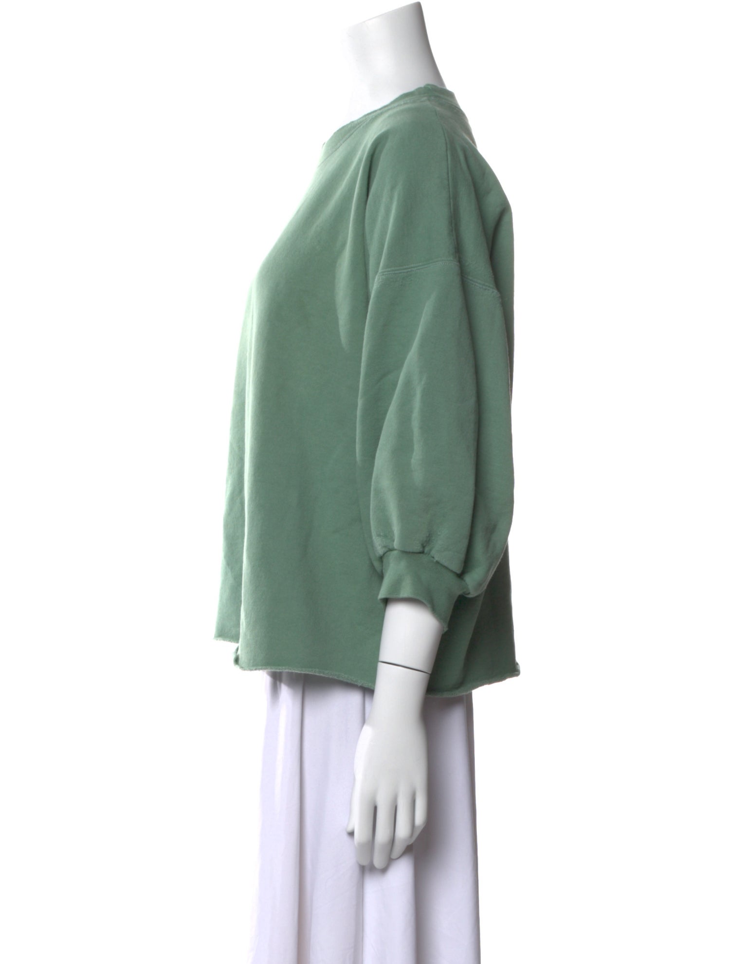 Rachel Comey Crew Neck Three-Quarter Sleeve Sweatshirt