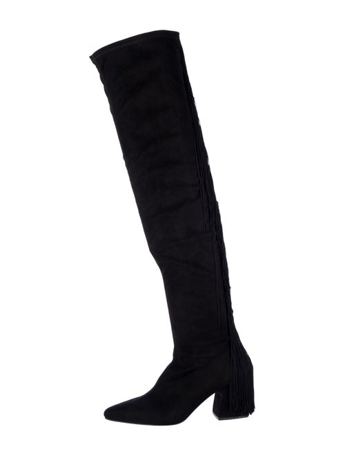 Rachel Comey Suede Fringe Trim Accent Boots