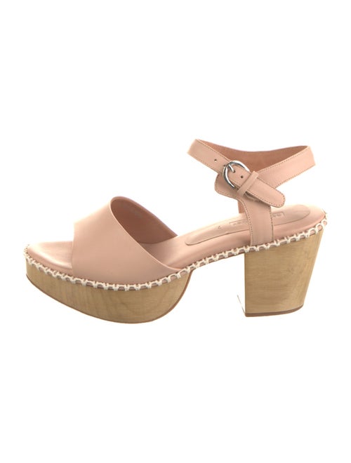 Rachel Comey Leather Whipstitch Trim Sandals