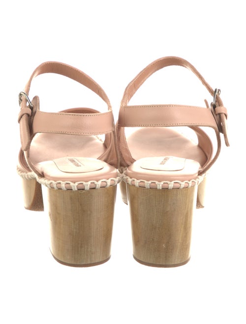 Rachel Comey Leather Whipstitch Trim Sandals