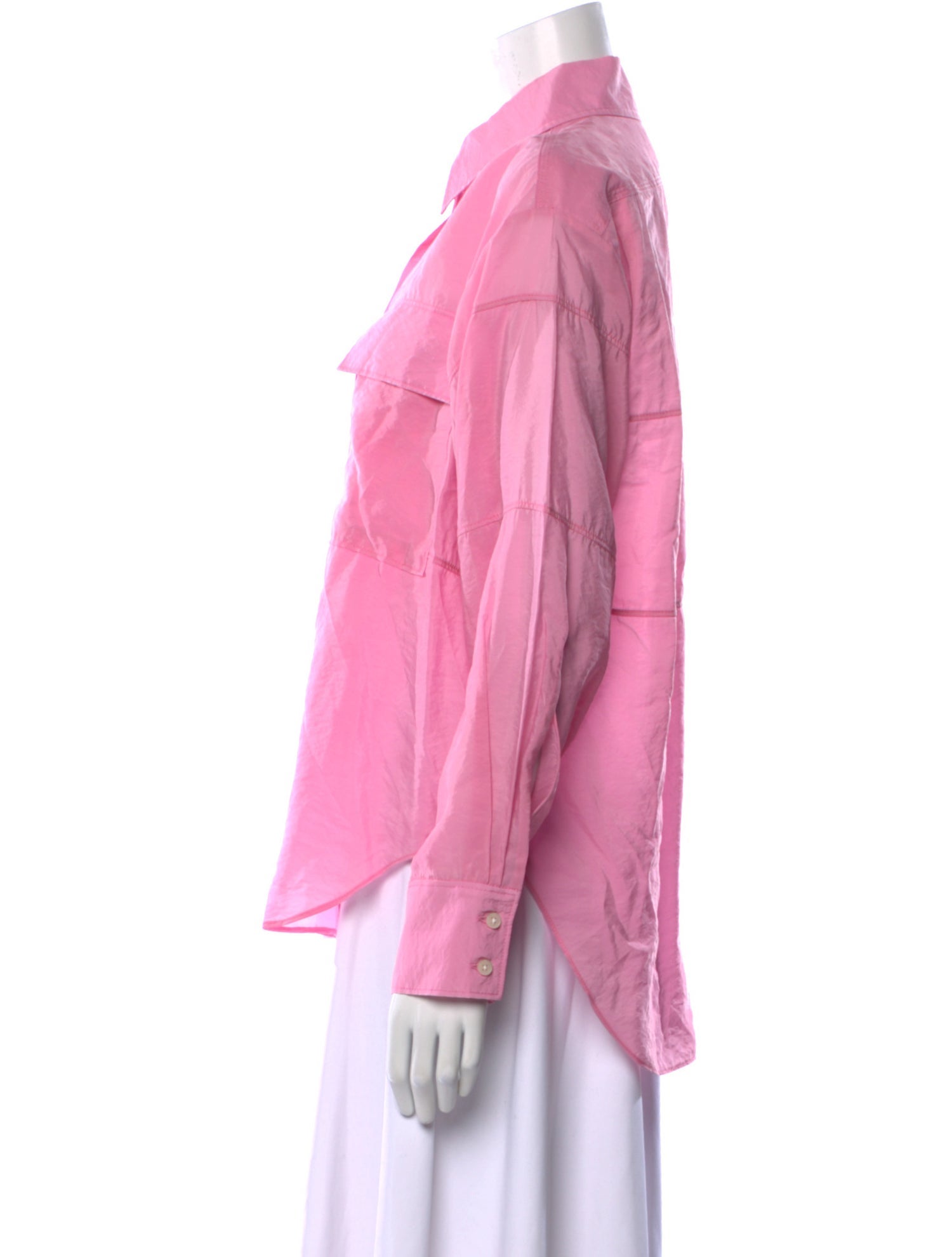 Rachel Comey Long Sleeve Button-Up Top