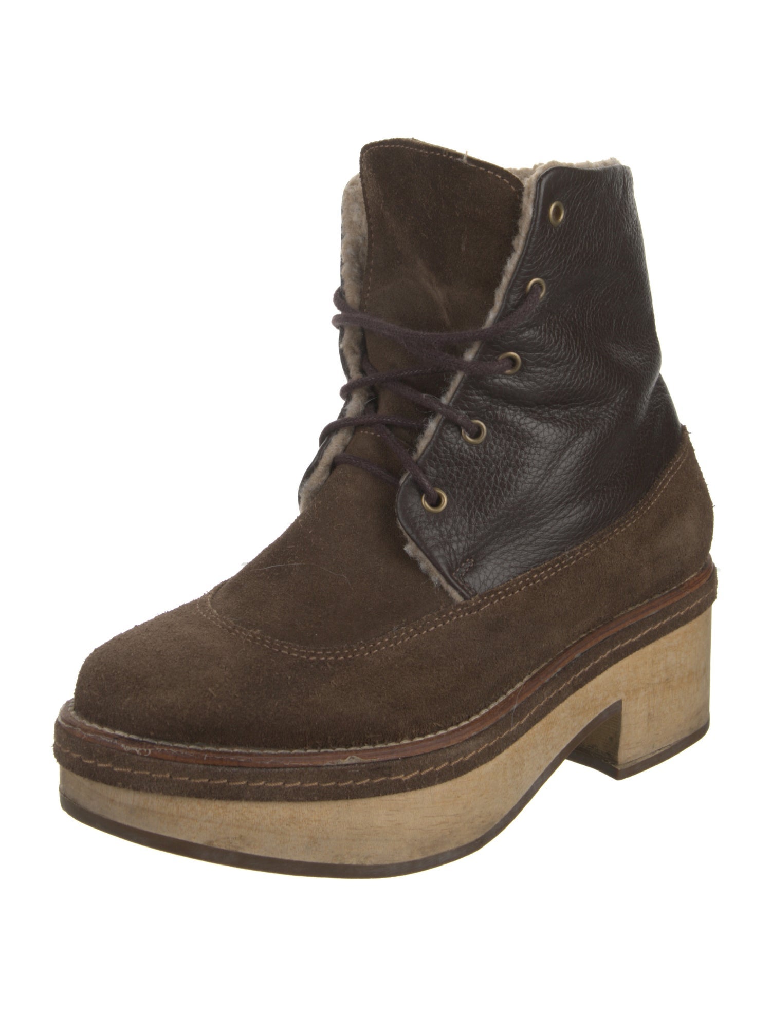 Rachel Comey Suede Lace-Up Boots