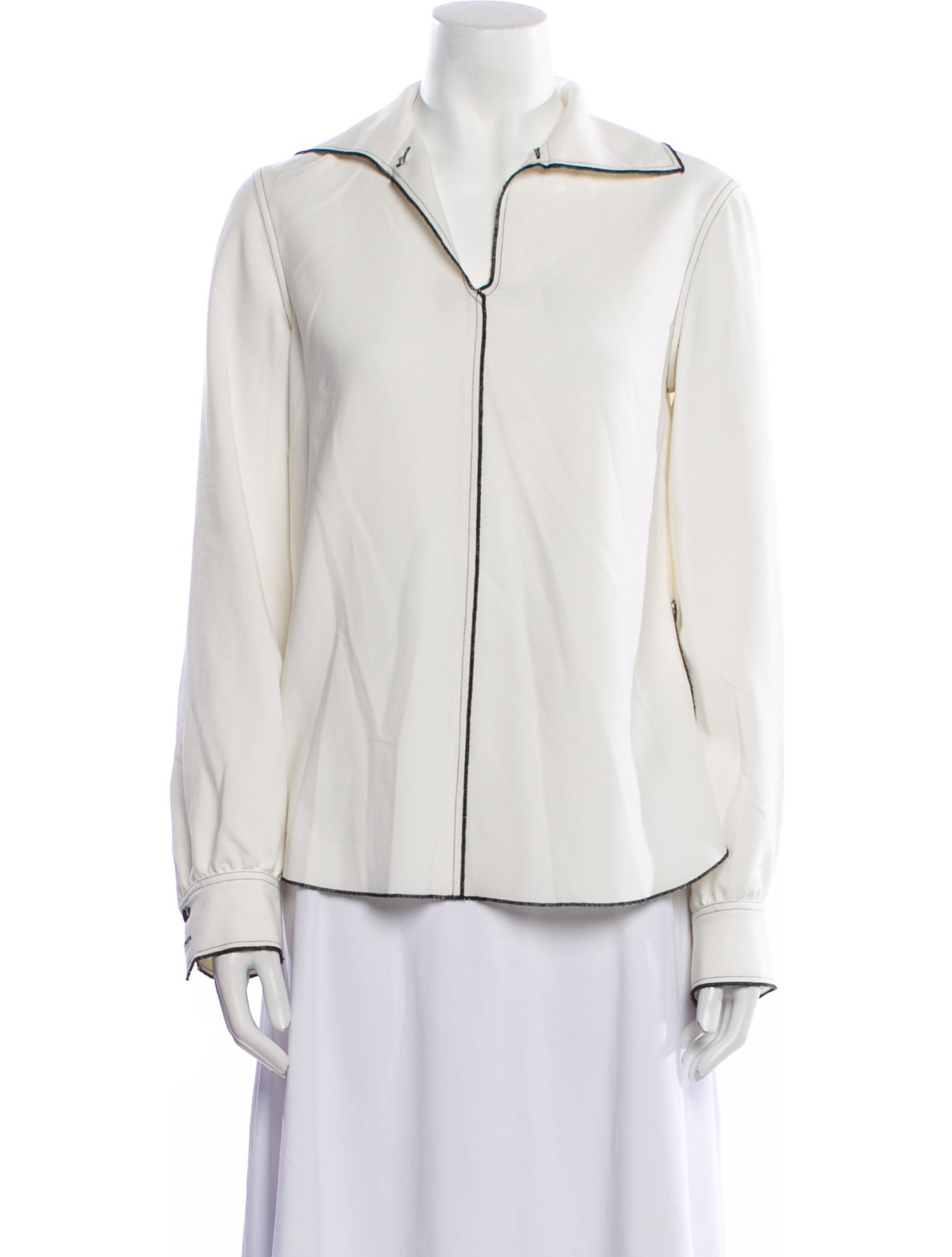 Rachel Comey Long Sleeve Button-Up Top