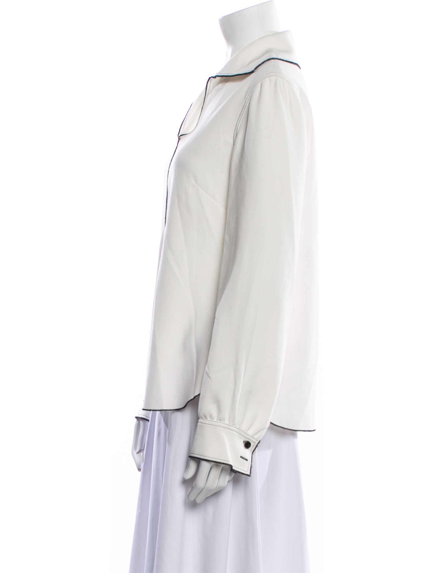 Rachel Comey Long Sleeve Button-Up Top