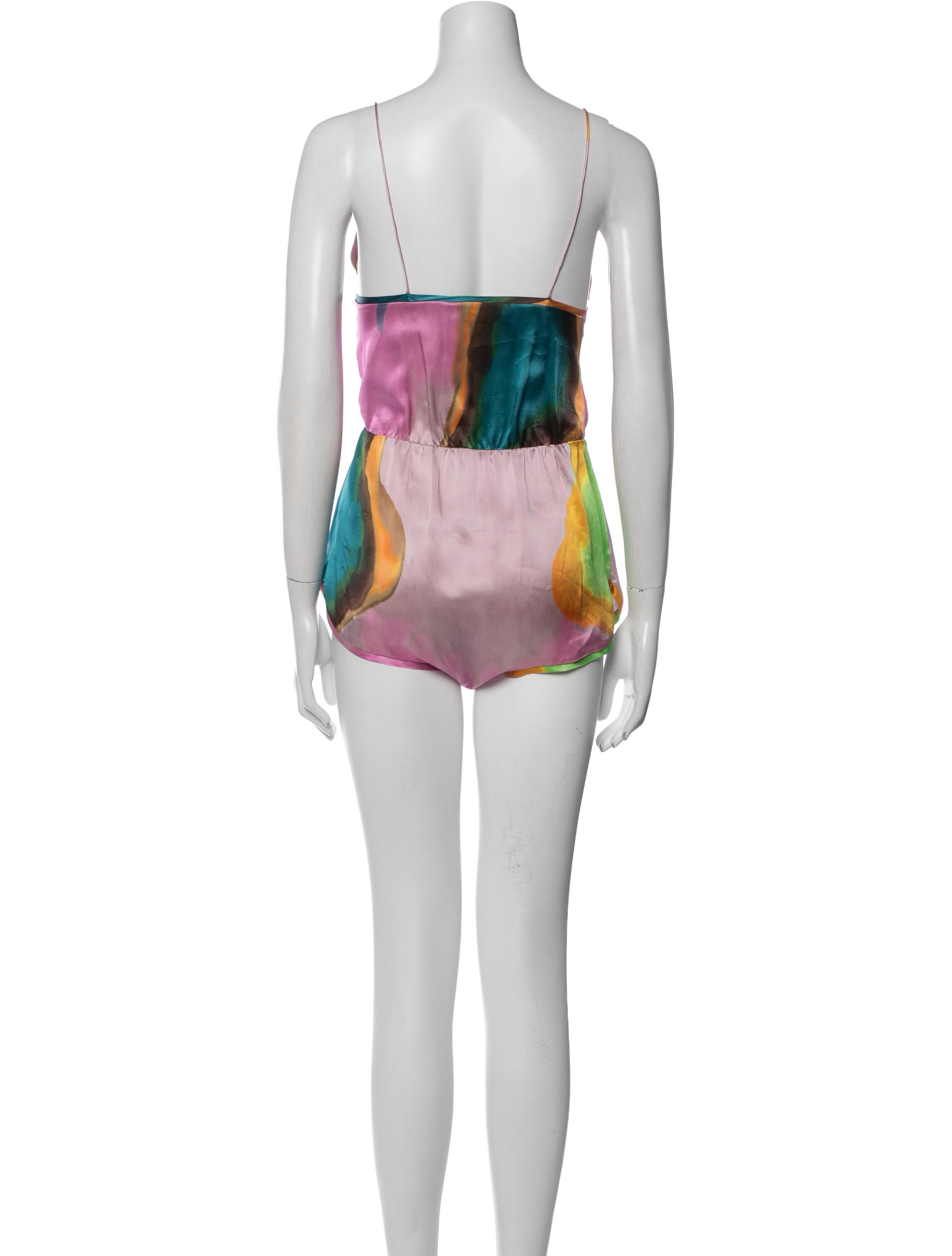 Rachel Comey Silk Printed Bodysuit