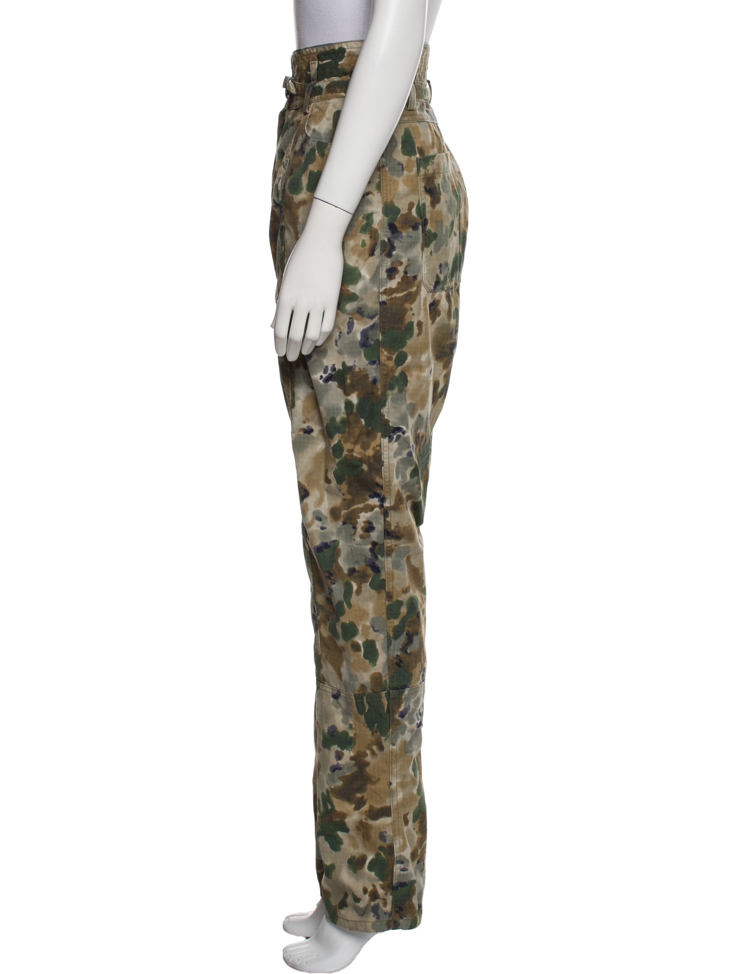 Rachel Comey Camouflage Print Straight Leg Pants