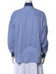 Rachel Comey Mock Neck Long Sleeve Button-Up Top