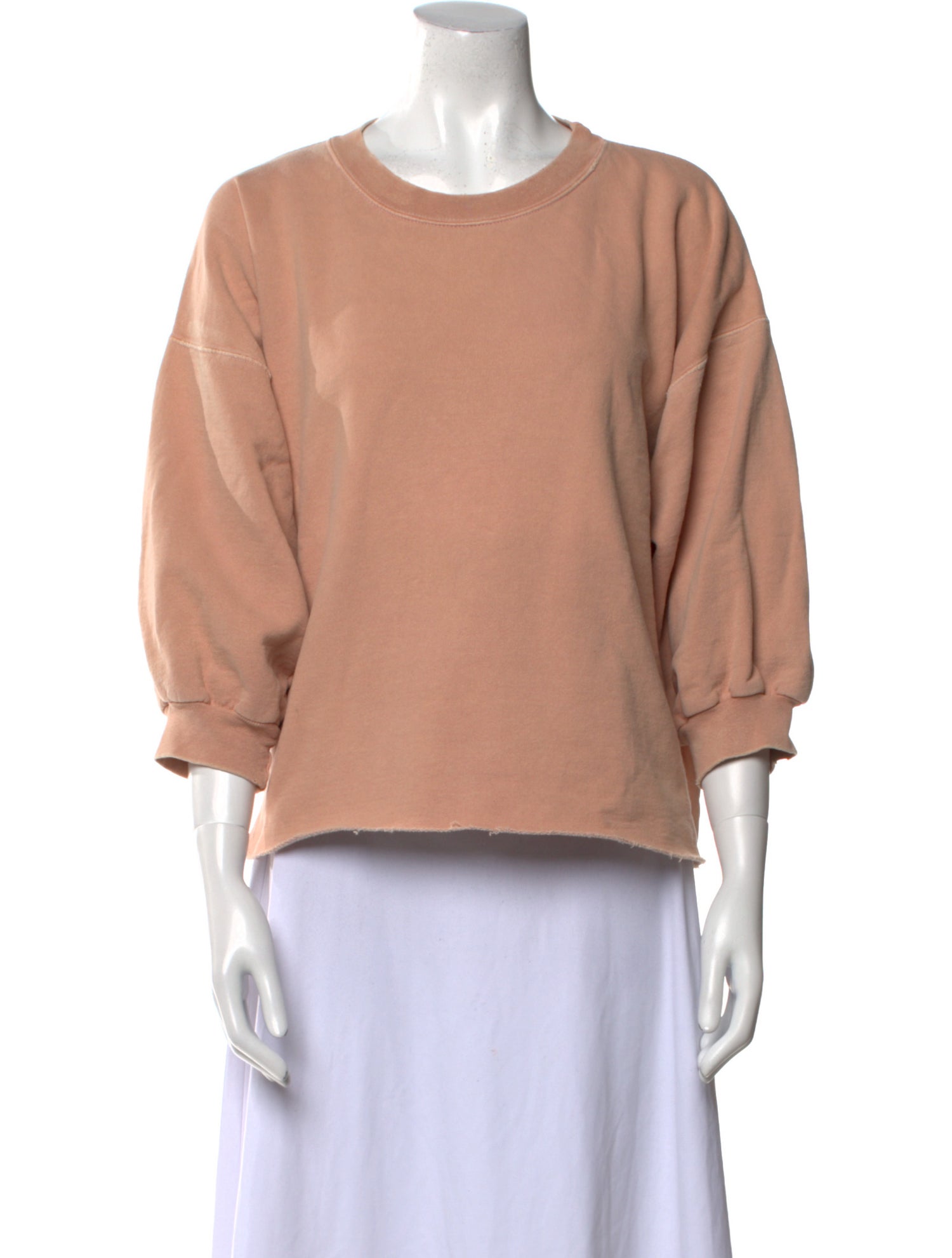 Rachel Comey Crew Neck Three-Quarter Sleeve Sweatshirt