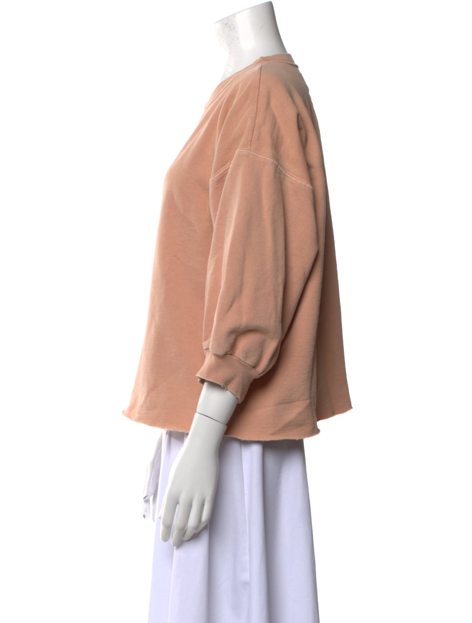 Rachel Comey Crew Neck Three-Quarter Sleeve Sweatshirt