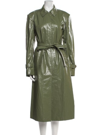 Rachel Comey Faux Leather Trench Coat