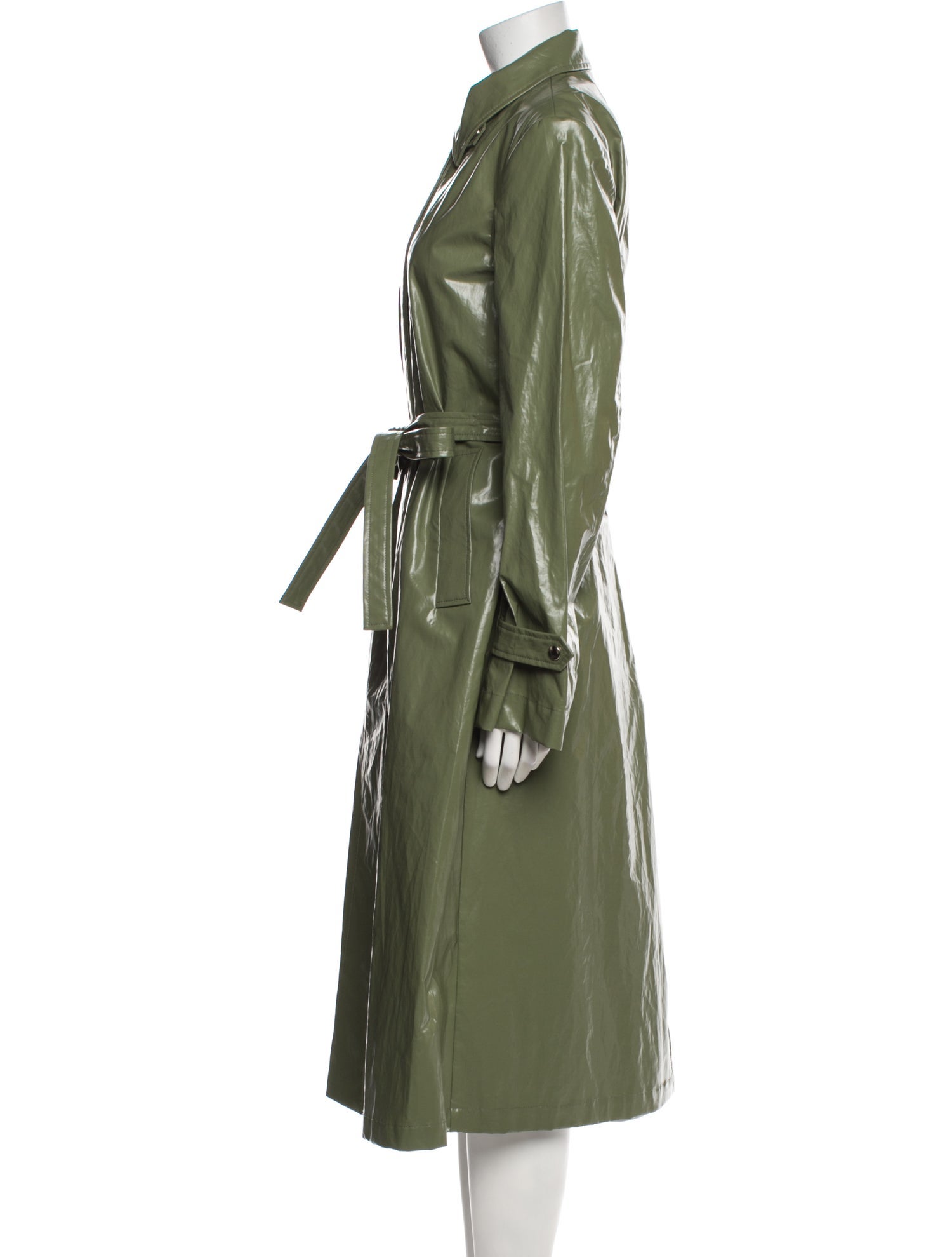 Rachel Comey Faux Leather Trench Coat