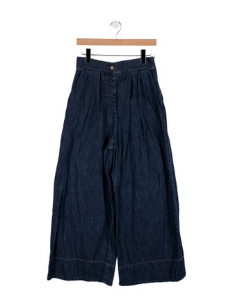 Rachel Comey High-Rise Wide Leg Jeans