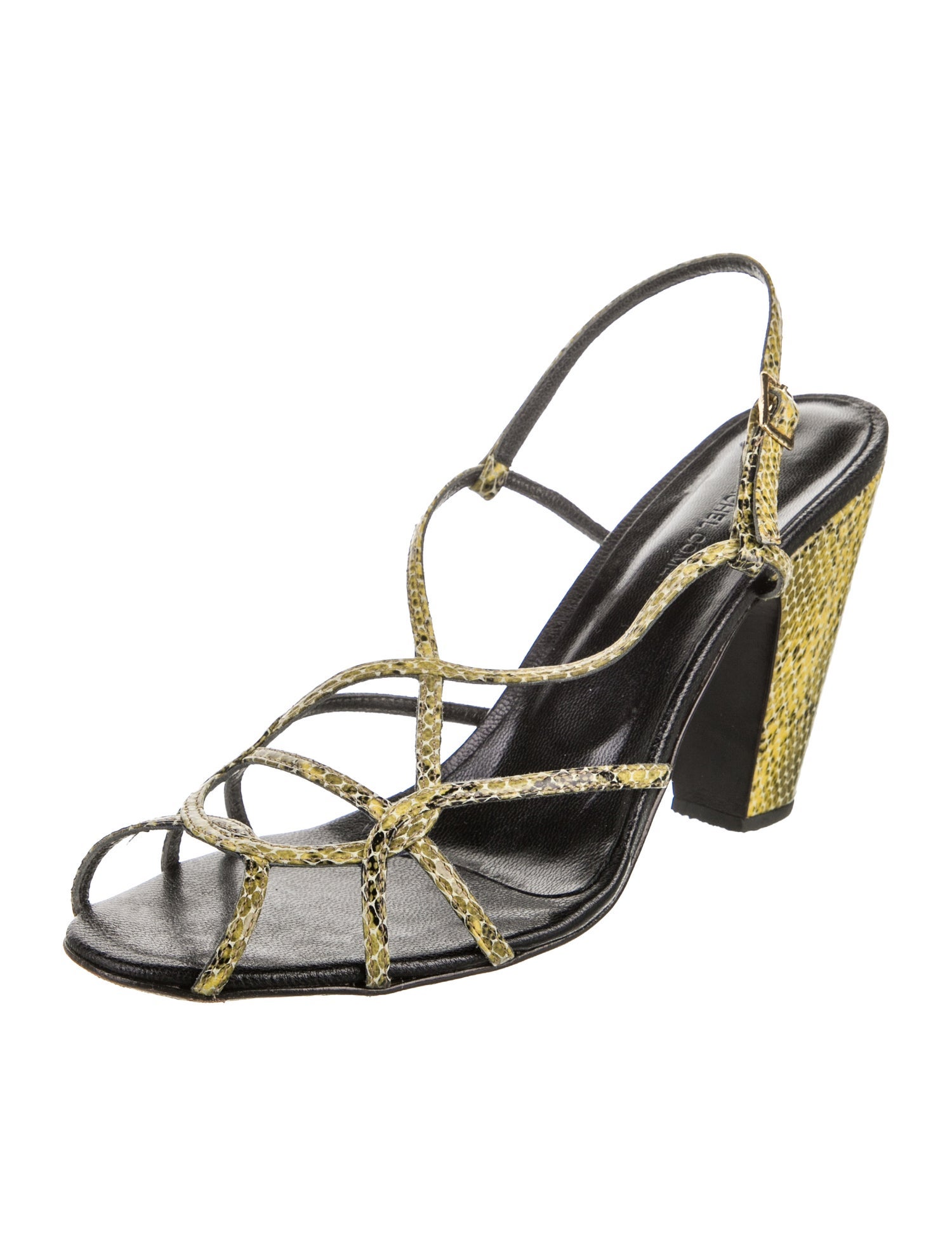 Rachel Comey Leather Animal Print Slingback Pumps