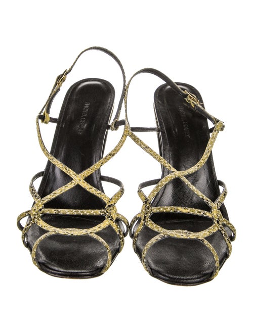 Rachel Comey Leather Animal Print Slingback Pumps