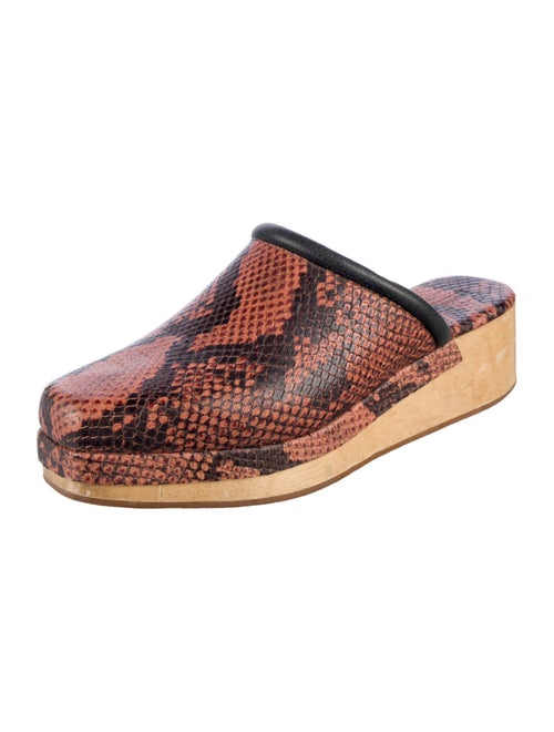 Rachel Comey Leather Animal Print Mules