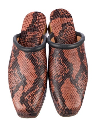 Rachel Comey Leather Animal Print Mules
