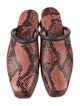 Rachel Comey Leather Animal Print Mules