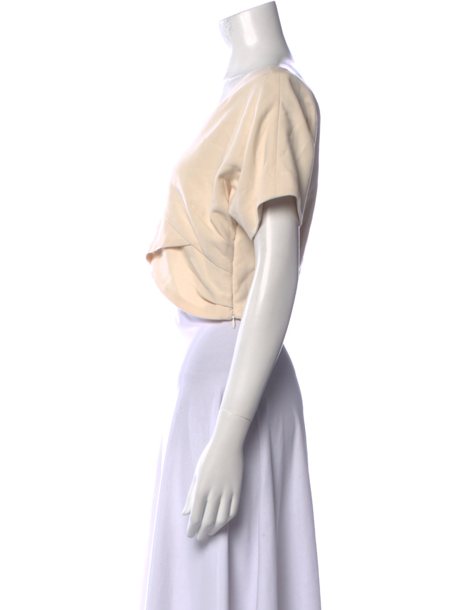 Rachel Comey V-Neck Short Sleeve Crop Top