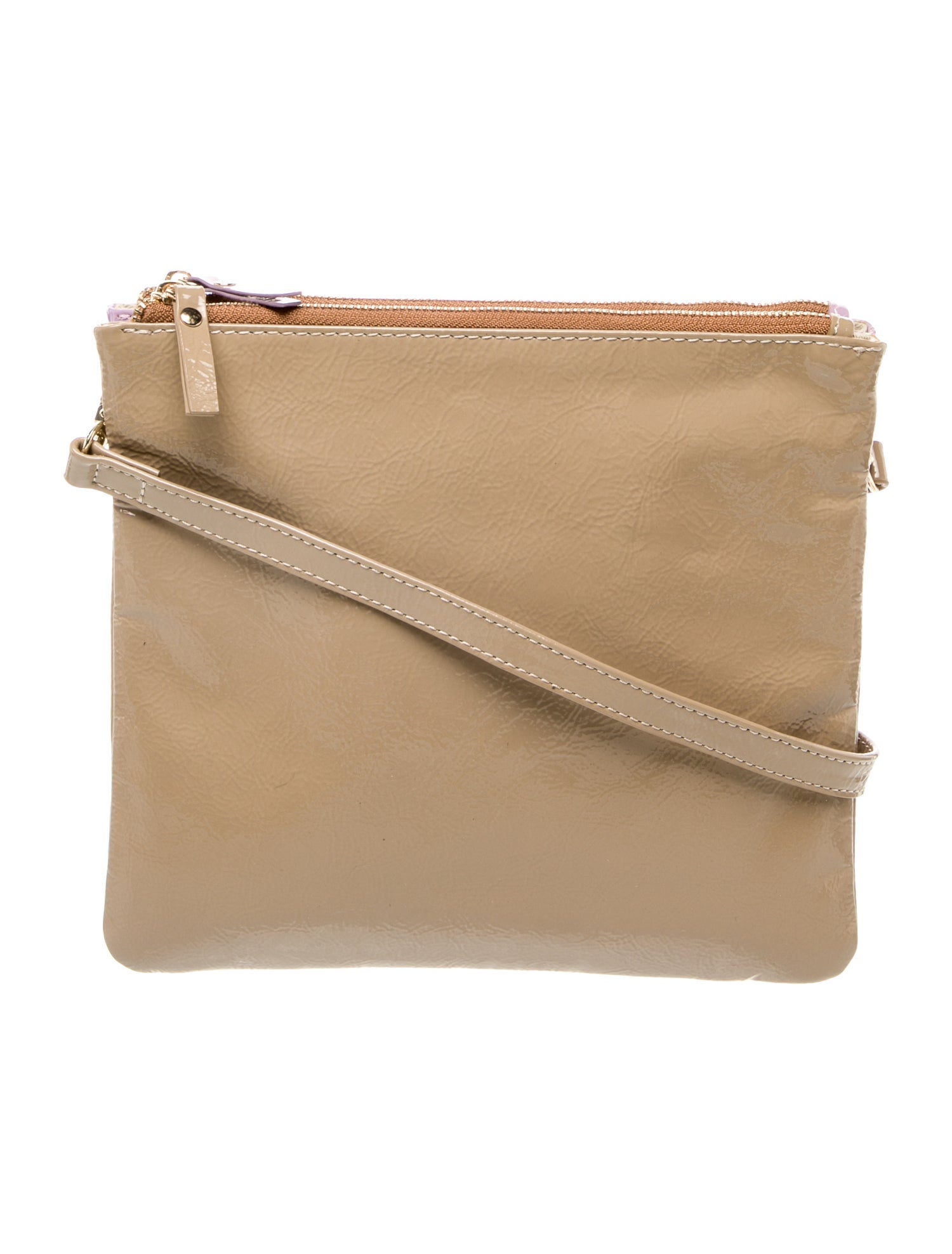 Rachel Comey Patent Leather Messenger Bag