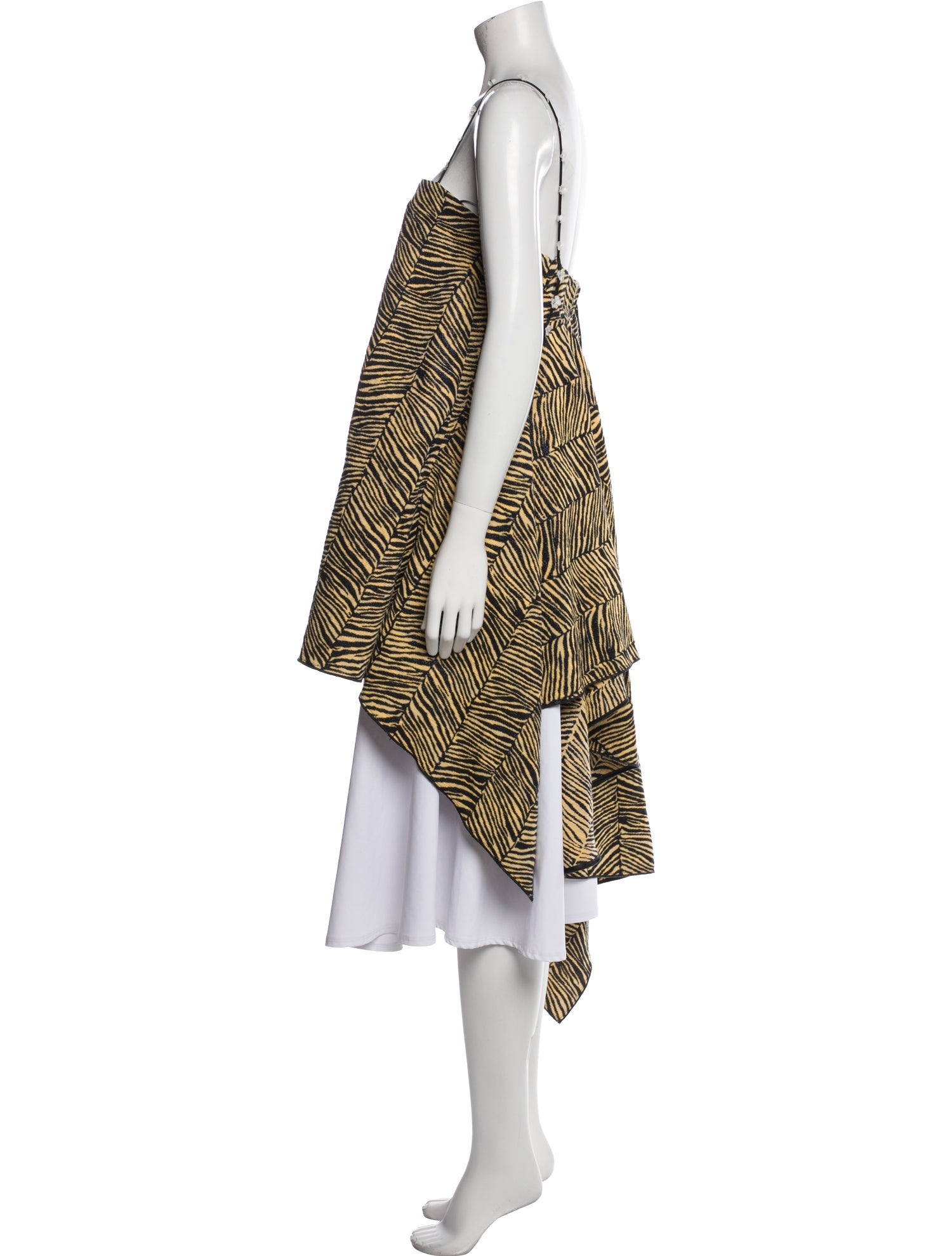 Rachel Comey Animal Print Square Neckline Tunic