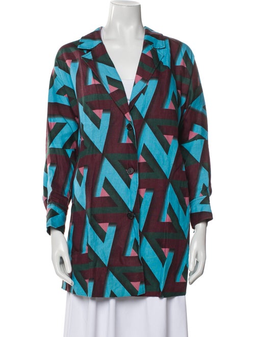 Rachel Comey Linen Printed Evening Jacket