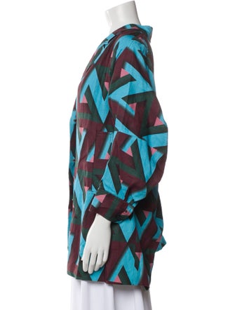 Rachel Comey Linen Printed Evening Jacket