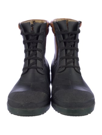 Rachel Comey Rubber Colorblock Pattern Rain Boots