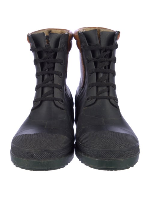 Rachel Comey Rubber Colorblock Pattern Rain Boots