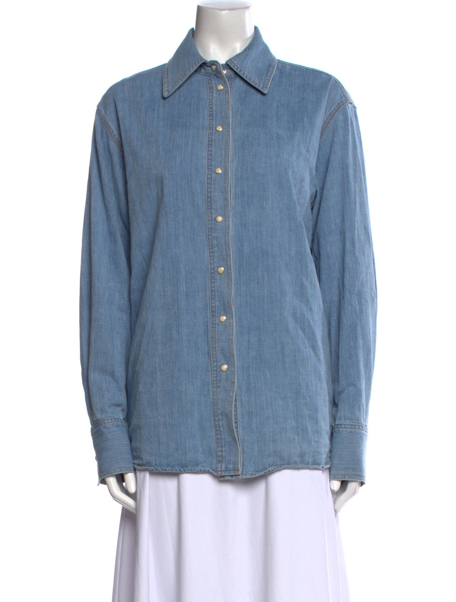 Rachel Comey Long Sleeve Button-Up Top