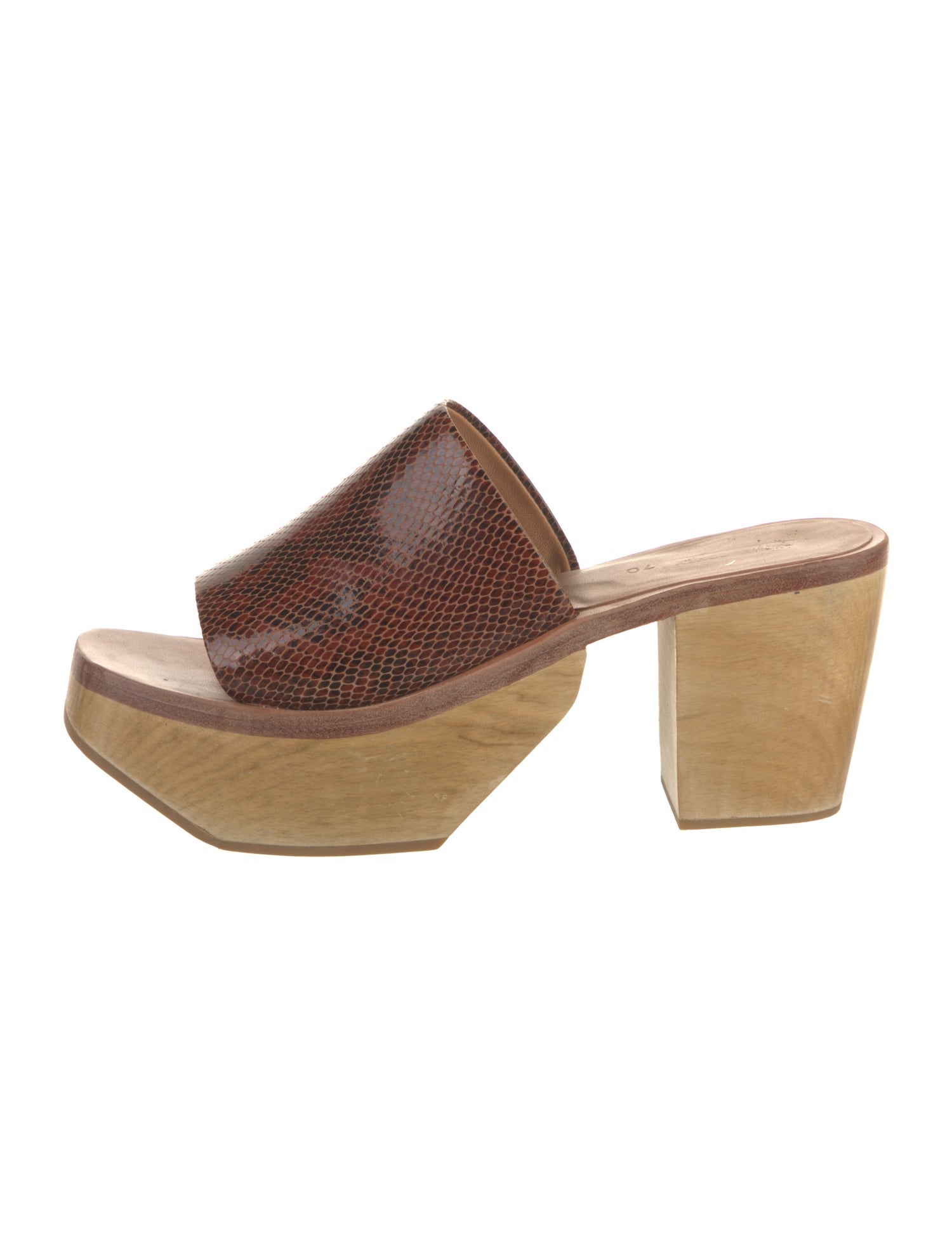 Rachel Comey Leather Printed Slides