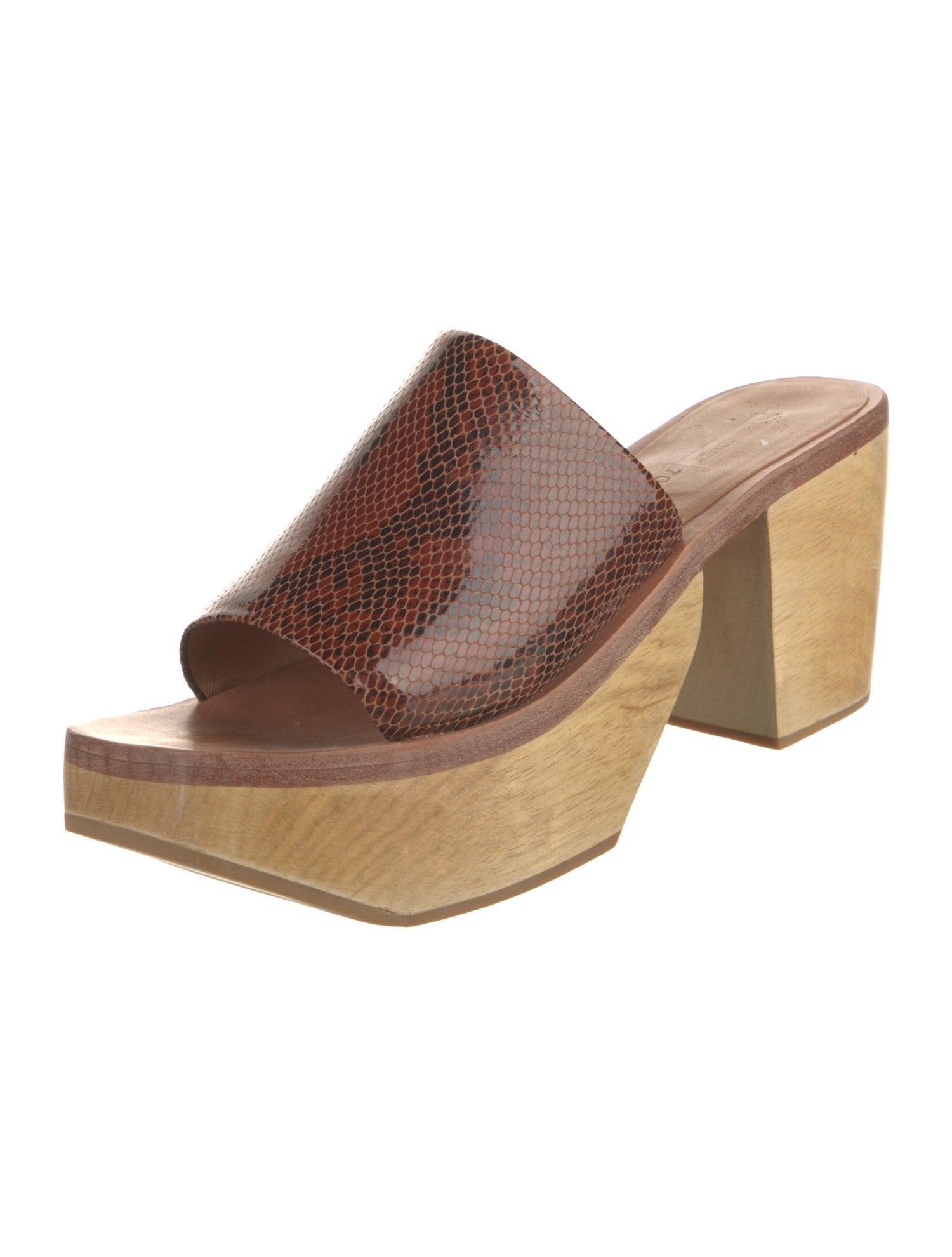 Rachel Comey Leather Printed Slides