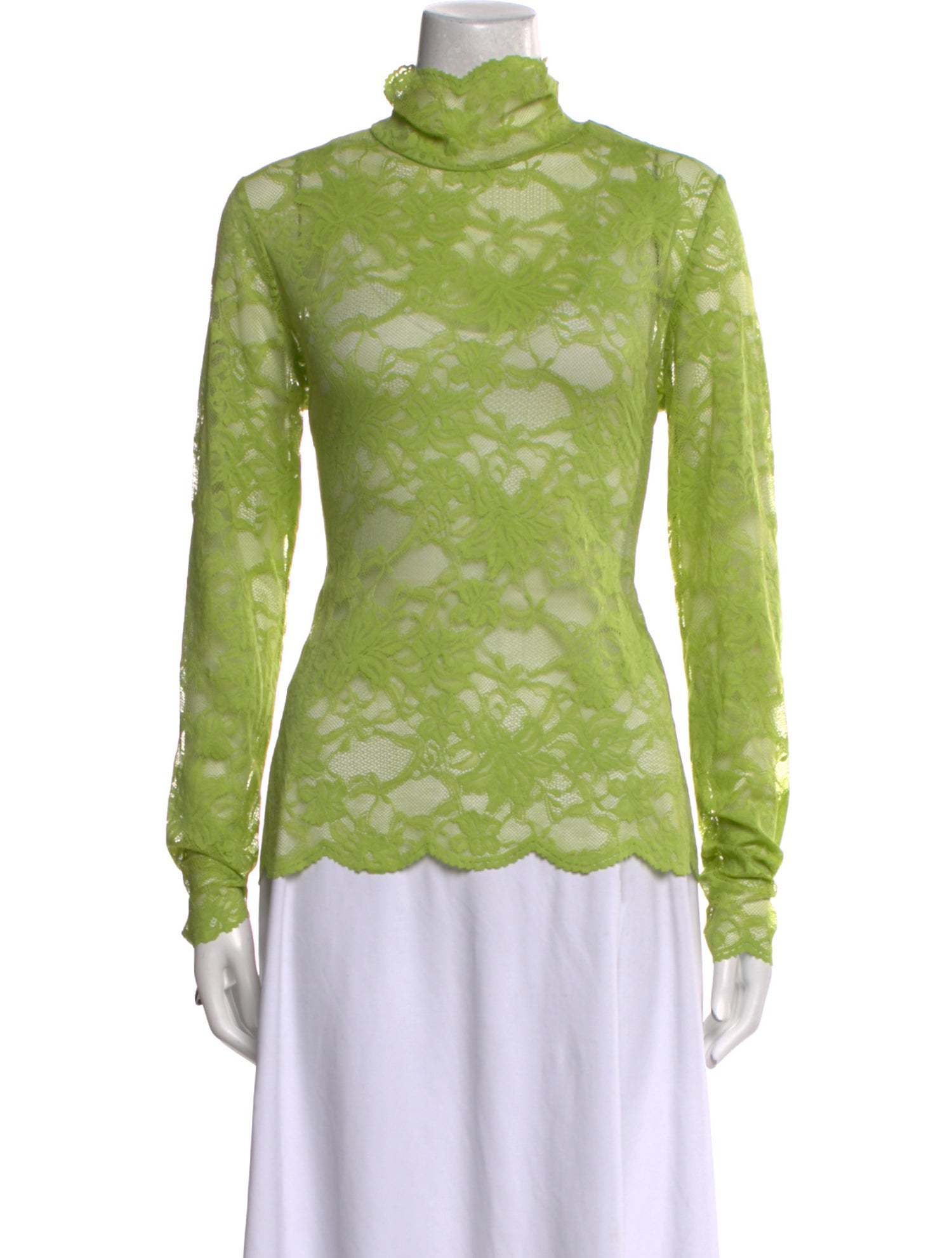 Rachel Comey Lace Pattern Turtleneck Sweatshirt