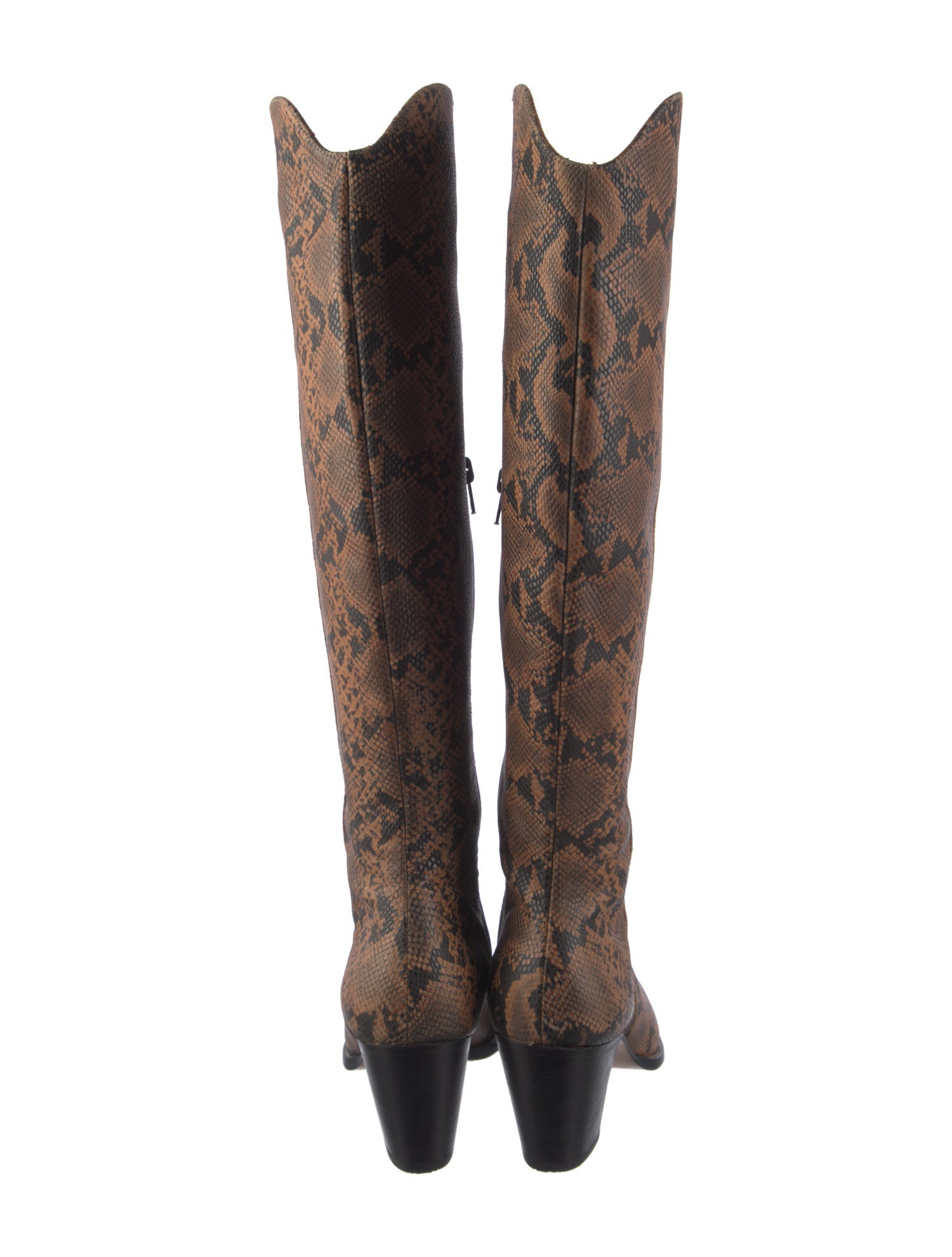 Rachel Comey Leather Animal Print Riding Boots