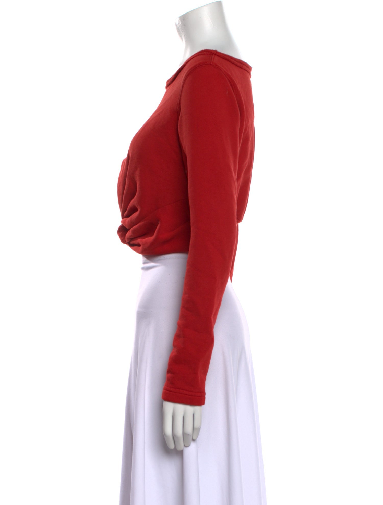 Rachel Comey Bateau Neckline Long Sleeve Crop Top w/ Tags