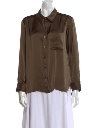 Rachel Comey Long Sleeve Button-Up Top