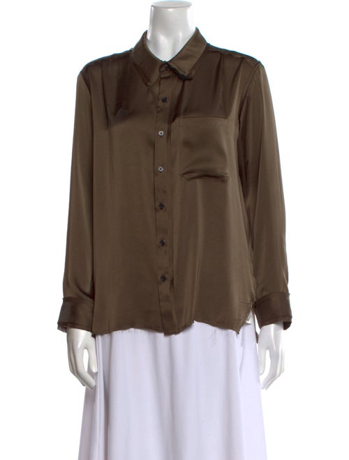 Rachel Comey Long Sleeve Button-Up Top