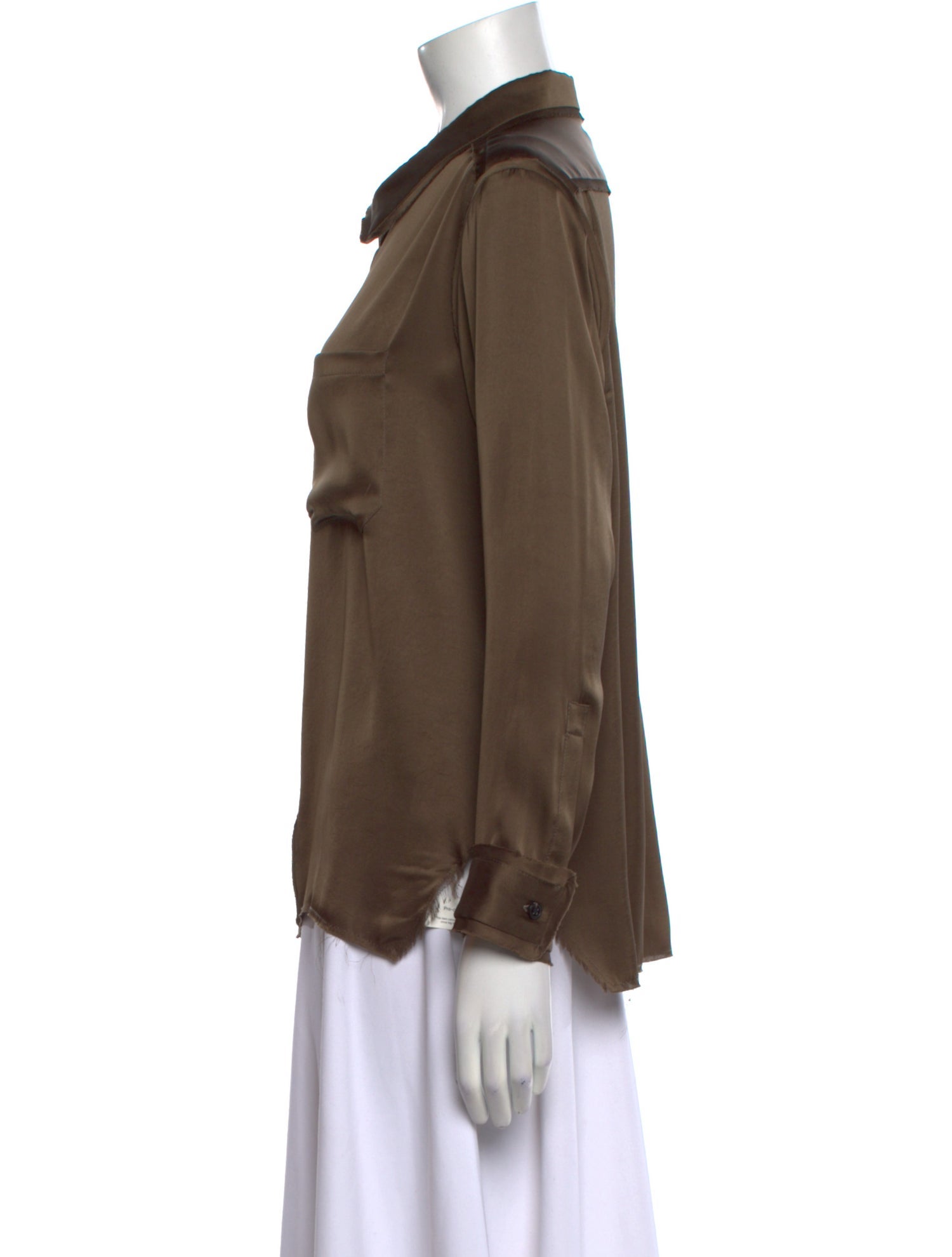 Rachel Comey Long Sleeve Button-Up Top